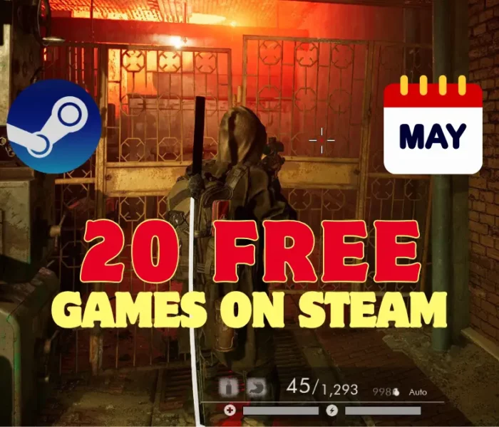 20 free games on steam - may 2025 rank
