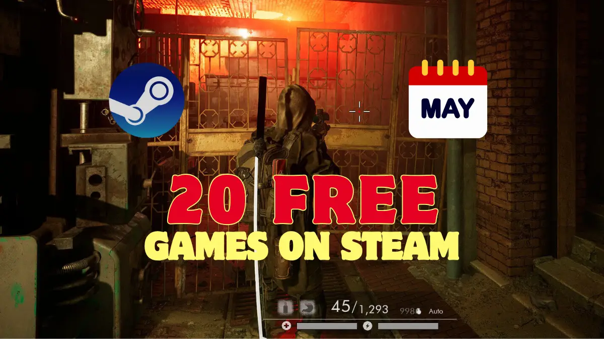 20 free games on steam - may 2025 rank