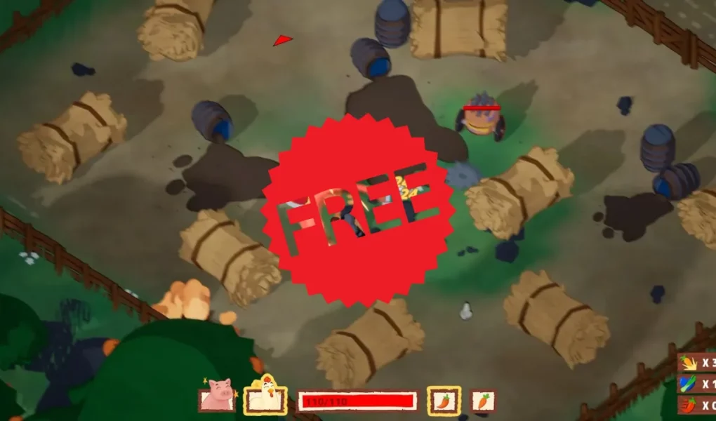 Vegetables of Mass Destruction is free on Steam
