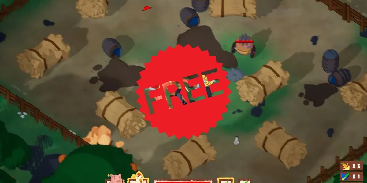 Vegetables of Mass Destruction is free on Steam
