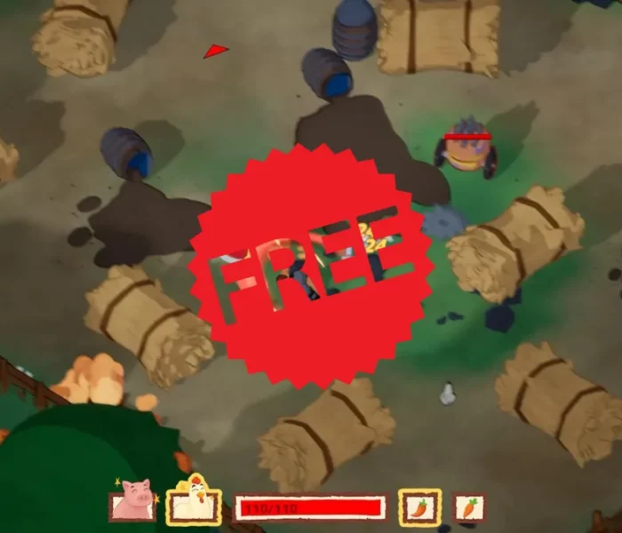 Vegetables of Mass Destruction is free on Steam